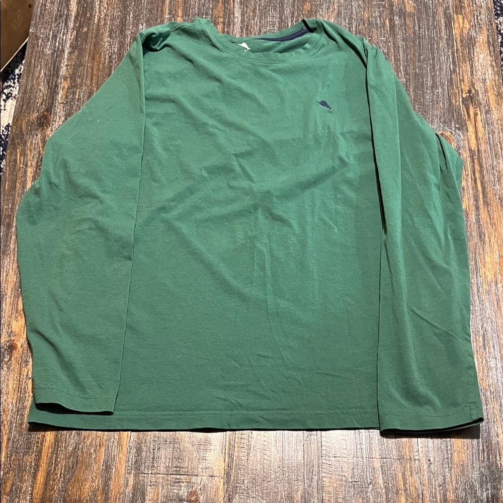 Tommy Bahama Forest Green Long Sleeve Tee